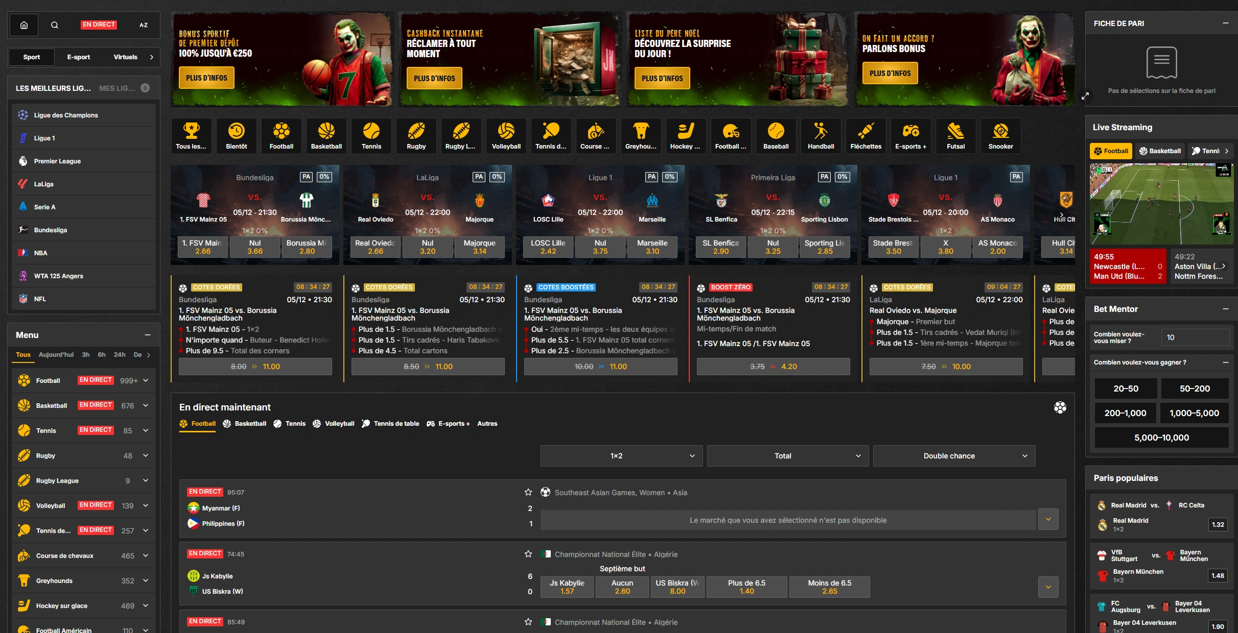 Jokery Casino Paris Sportifs et E-Sport